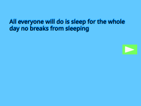 Sleep animation New National Holiday (not real)