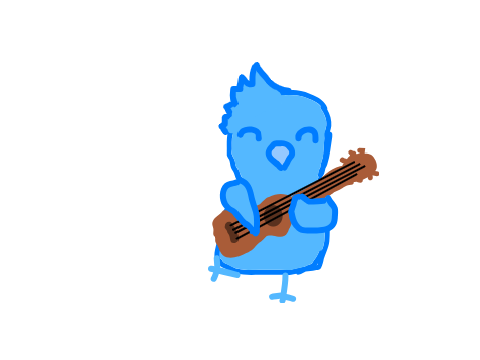 dancing blue parrot bc why not