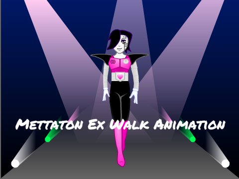 Mettaton Ex Walk Animation