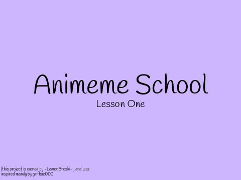 Animeme School - Lesson one (Tweening 1) [ended]