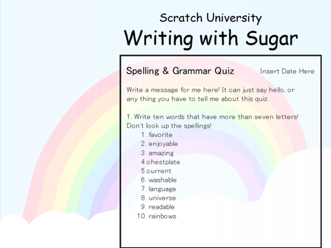 SU - Writing with Sugar remix-2