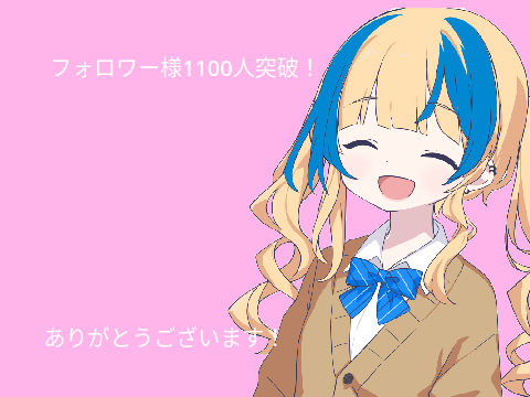 フォロワー様1100人突破!!!