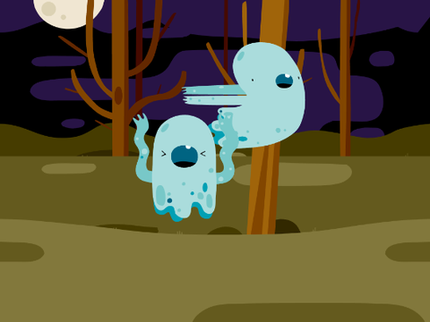 animated ghost