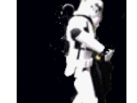 Darth Vader and a Clone trooper danceing