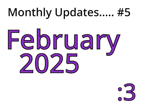 february update.