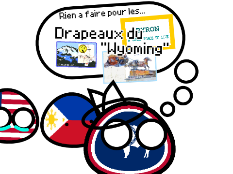Il n'y a rien a faire pour les drapeaux "Wyomingois"