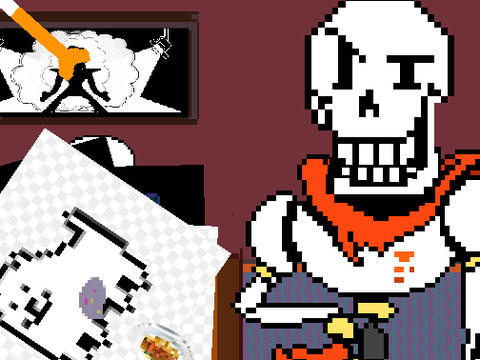 Troll Papyrus Eating simulator 