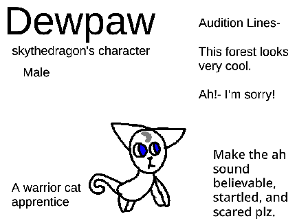 --Forest of Spirits-- Audition