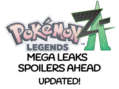 Pokemon Legends Z-A Megas (UPDATED)