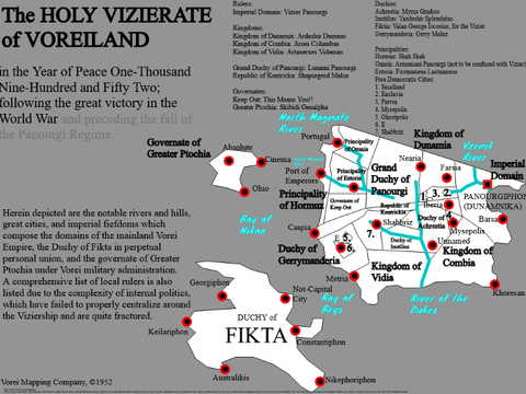 Comprehensive Map of Voreiland