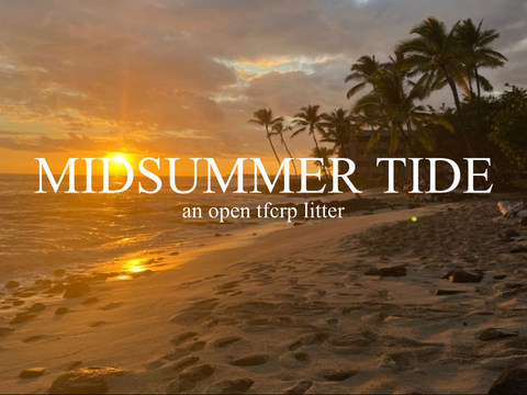 ⚓︎ MIDSUMMER TIDE ⋆ open tfcrp litter ⋆˚࿔
