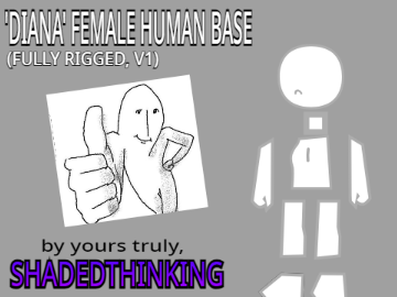 'Diana' Female Human Base