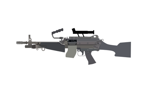 MINIMI軽機関銃 ナイトスコープ付き