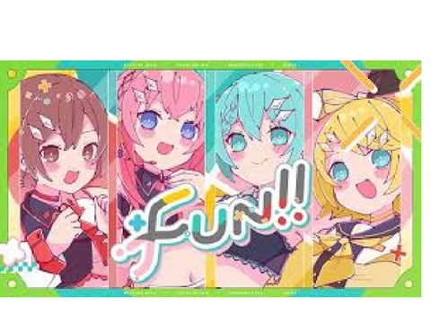 FUN 初音ミク 巡音ルカ Meiko 鏡音リン