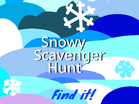 Interactive Snowy Scavenger Hunt