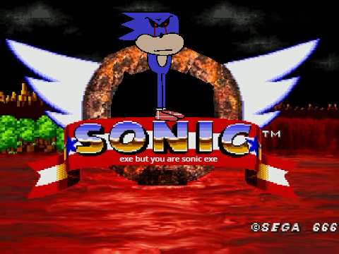 sonic.exe but you are sonic.exe