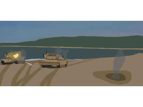 Good ol' M1A2 - Abrams polyart