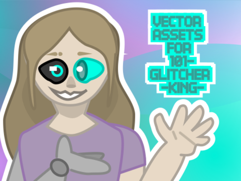 Vector Assets for 101-GLITCHER-KING-