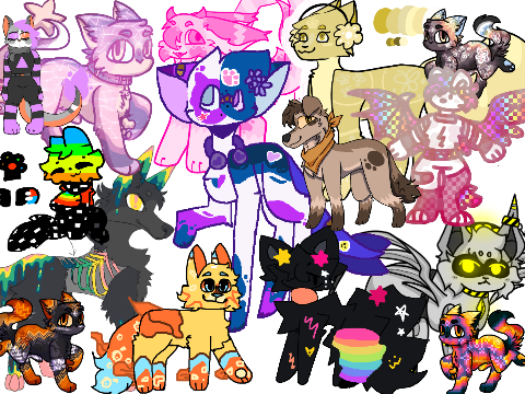 [CLOSED] Freebies/Character Purge!