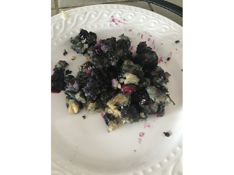 My version of blueberry pancakes
