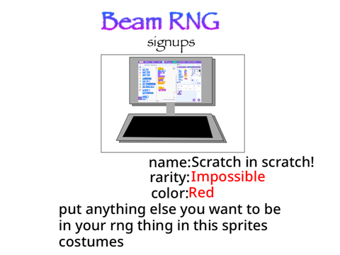 Scratch in scratch