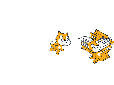 Scratch Cat Screensaver