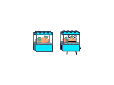 tiny lego aquarium