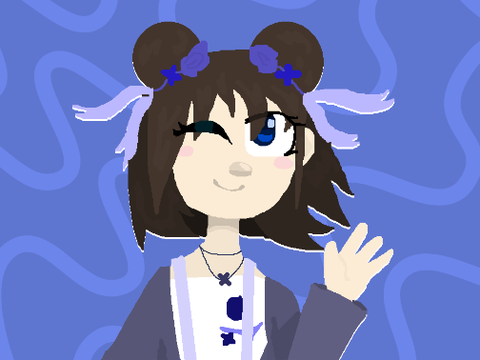 misaki pfp for @skycedar! <3