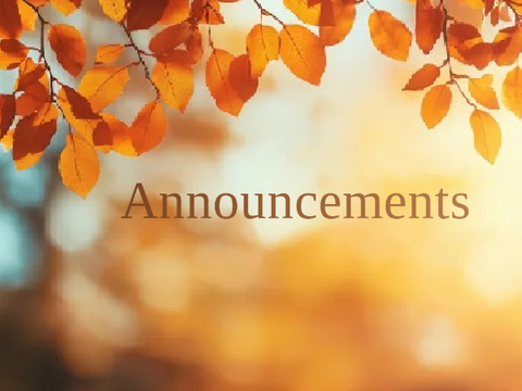 Quick lil' announcement
