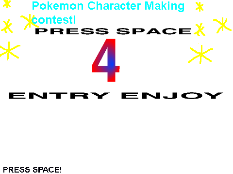 Charecter making contest for Pokemon Y&X Battle Destinies  remix