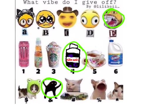 What vibe do I give off?  I wonder remix remix remix remix remix