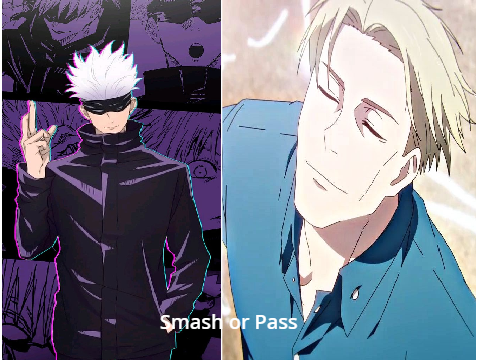 Smash or Pass(Boys version)there is only 3