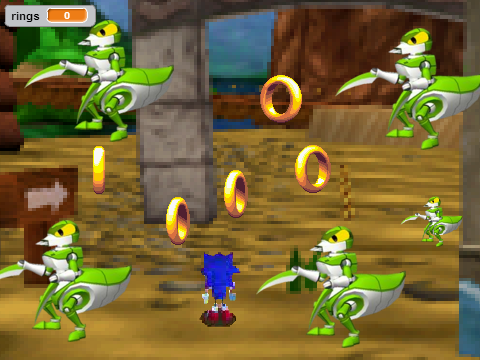 sonic r minigame DEMO