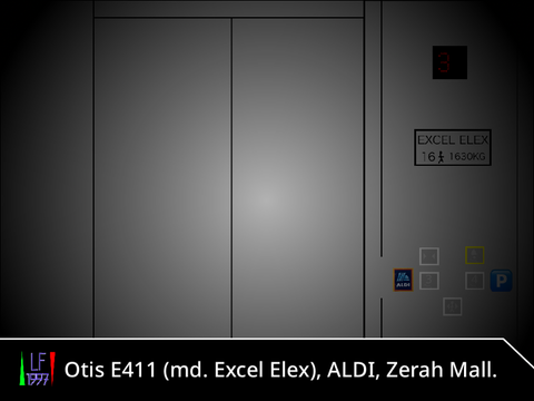 Otis E411 (md. Excel Elex), ALDI, Zerah Mall.