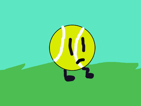 tennisball walking