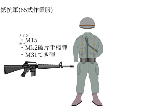 【新界隈】抵抗軍(65式作業服) 
