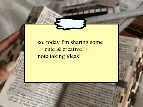 note taking ideas 