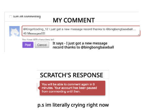 SCRATCH YOU HAVE SOME EXPLAINING TO DO