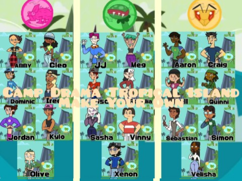 Camp Drama Tropical Island Make Your Own