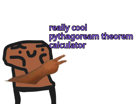 Pythagorean theorem calculator
