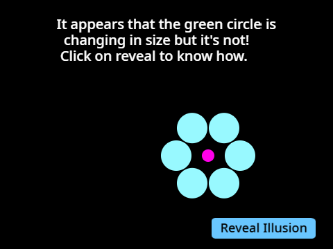 Pink Circle Illusion