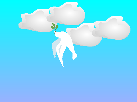 flying dove