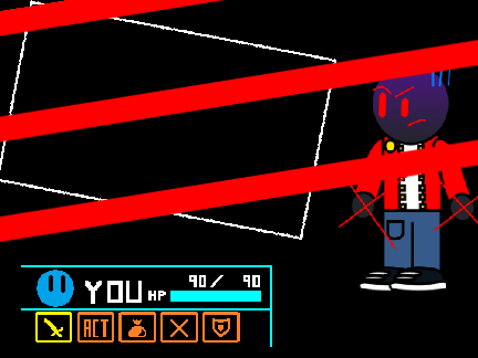 ( EPILEPSIA ) Deltarune/Undertale battle vs Mant BUFFED