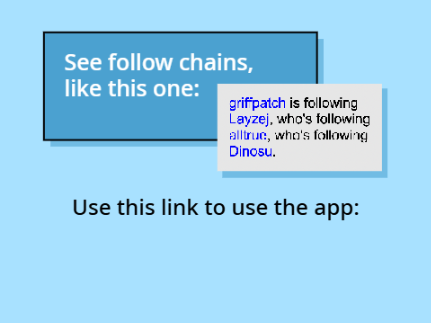 [WEBSITE OPEN!] Griffpatch Follow Chains (+ Others)