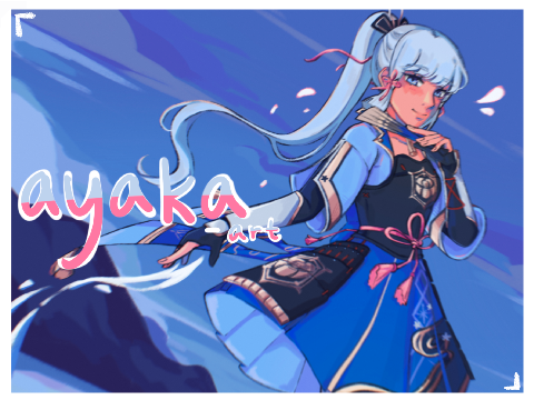 AYAKA / genshin art