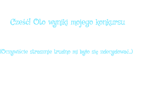 Wyniki konkursu