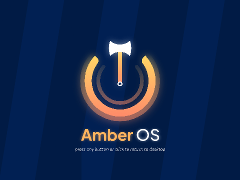 Amber OS Screensaver