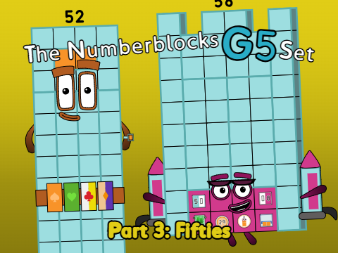 The Numberblocks G5 Set (My Take) - Fifties