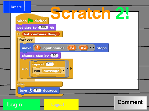 Scratch 2 website