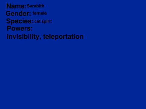 Mythical Template: Serabith